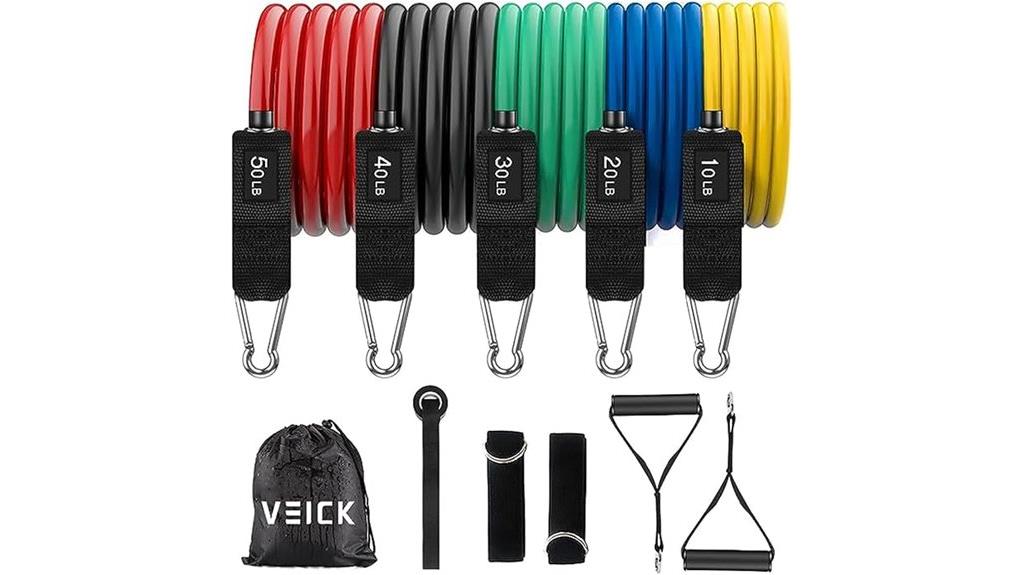 fitness resistance bands with handles