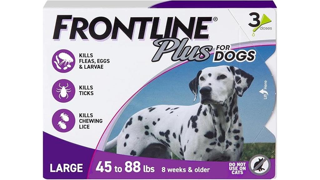 flea and tick treatment for large dogs