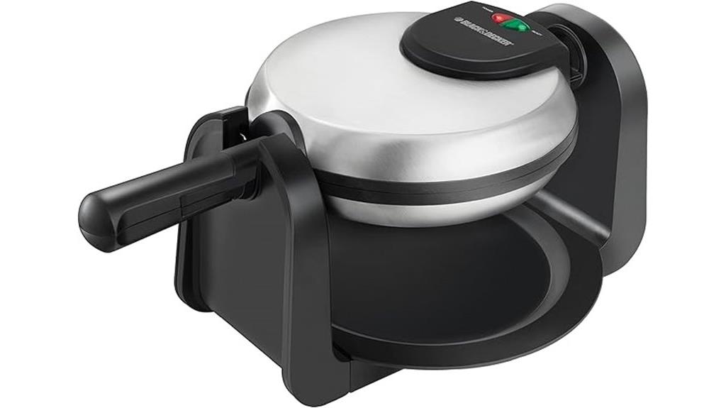 flip waffle maker versatile black decker