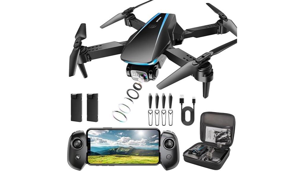 foldable 1080p hd camera equipped drone
