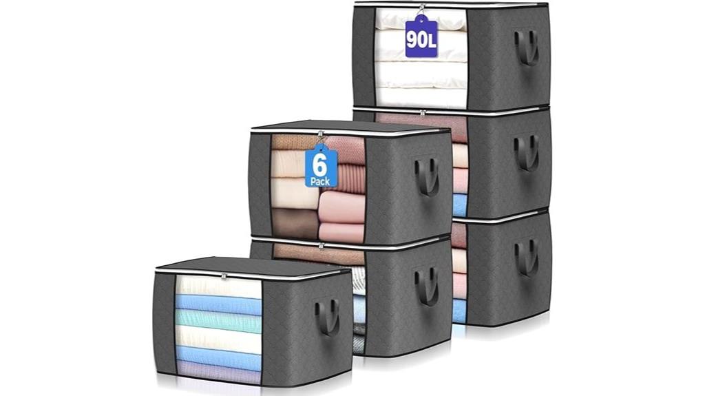 foldable large storage organizer bags