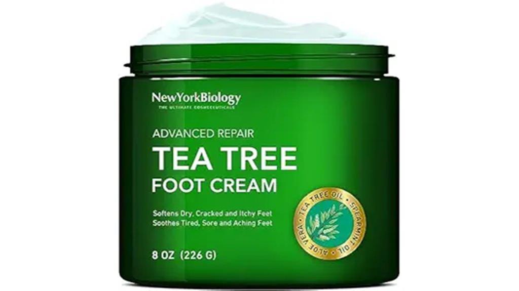 foot moisturizing tea tree cream