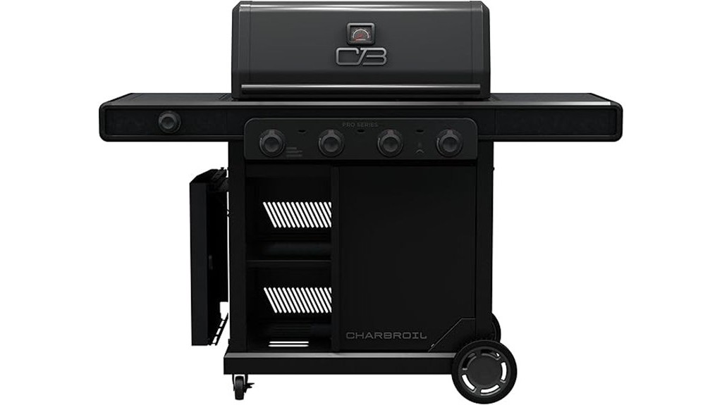 four burner propane gas grill
