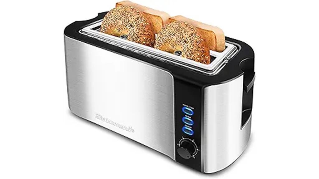 four slice toaster for gourmet cuisine