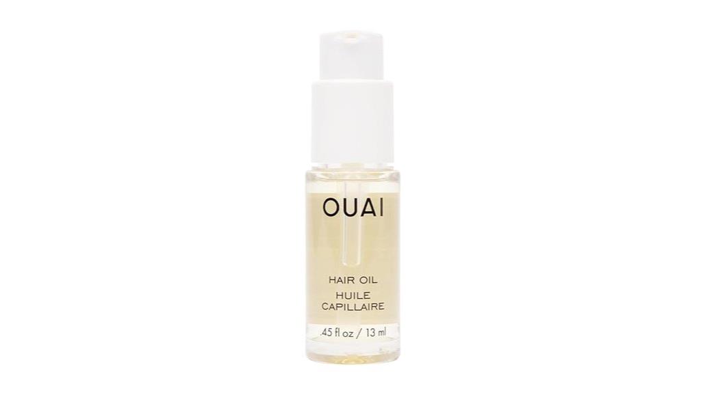 frizz controlling heat protective hair oil