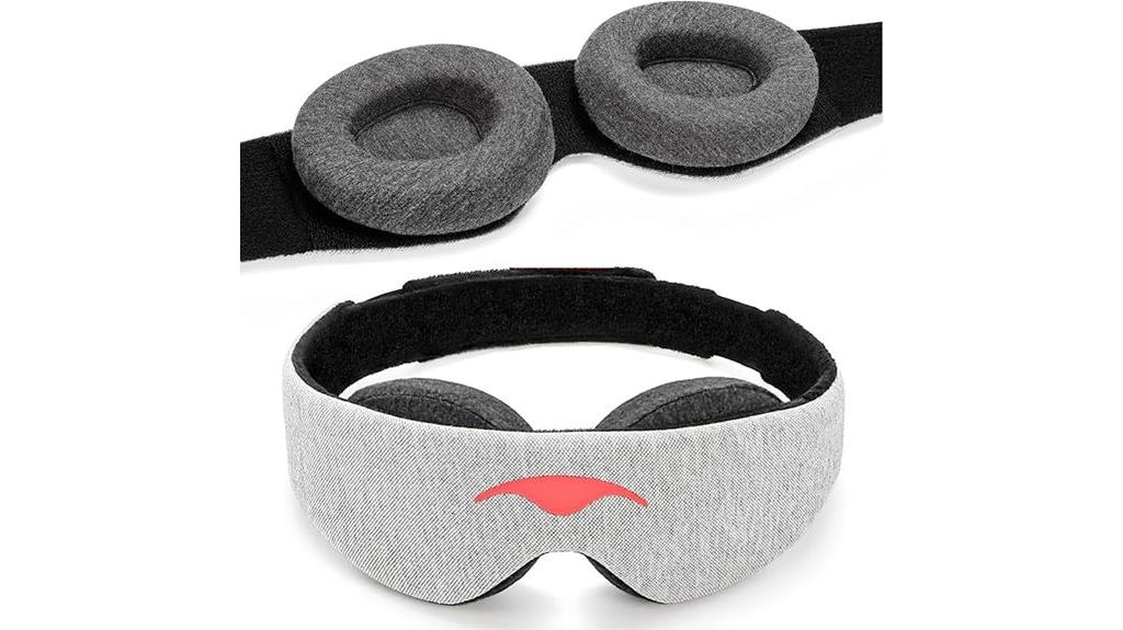 fully adjustable light blocking sleep mask