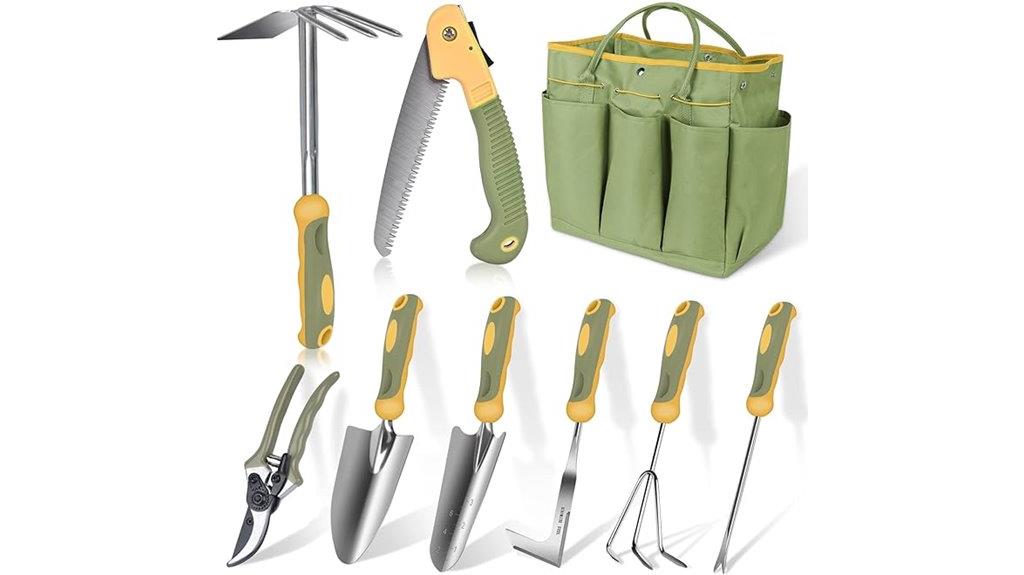gardening tool set stainless steel