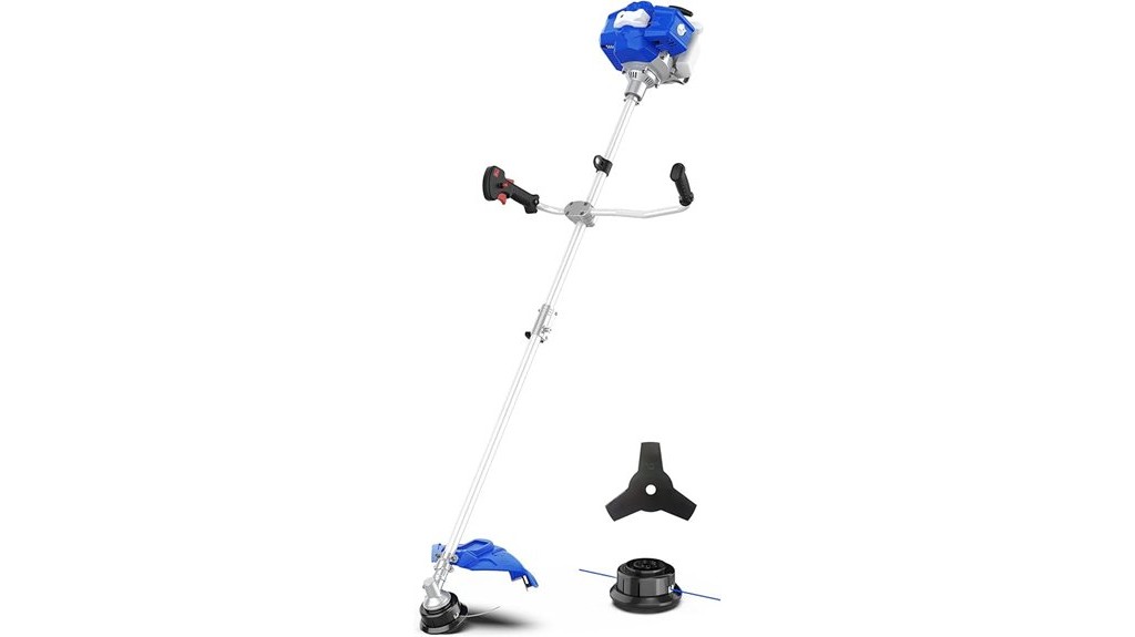 gas powered weed trimming tool