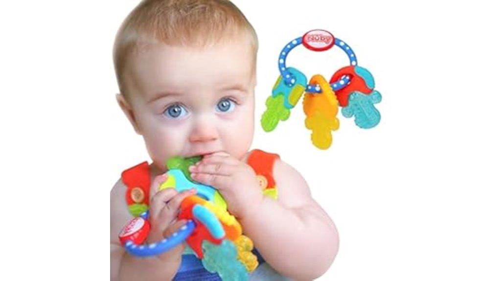 gel filled teething keys for babies