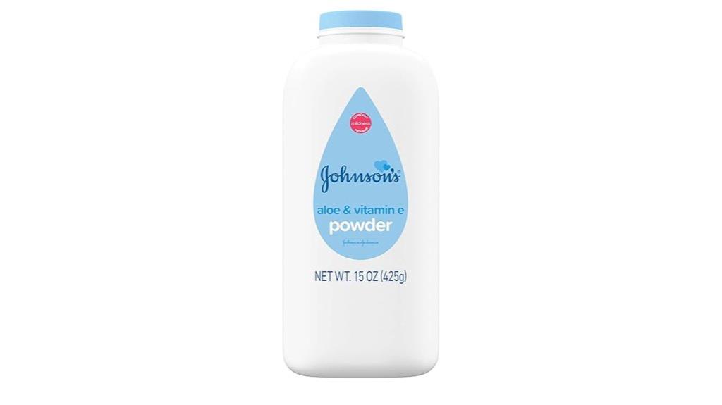 gentle baby powder with natural ingredients