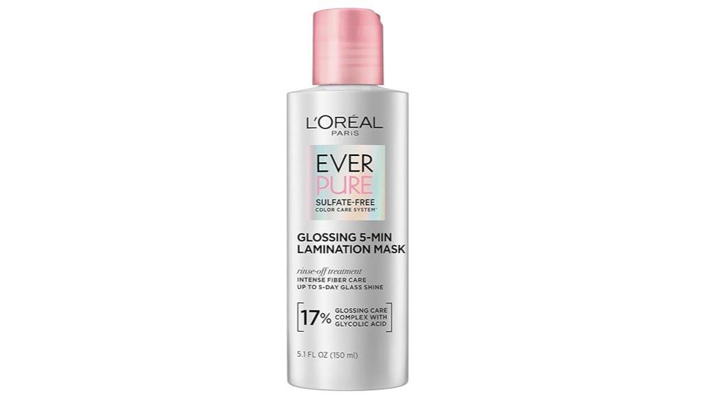 glossing laminating dull dry hair