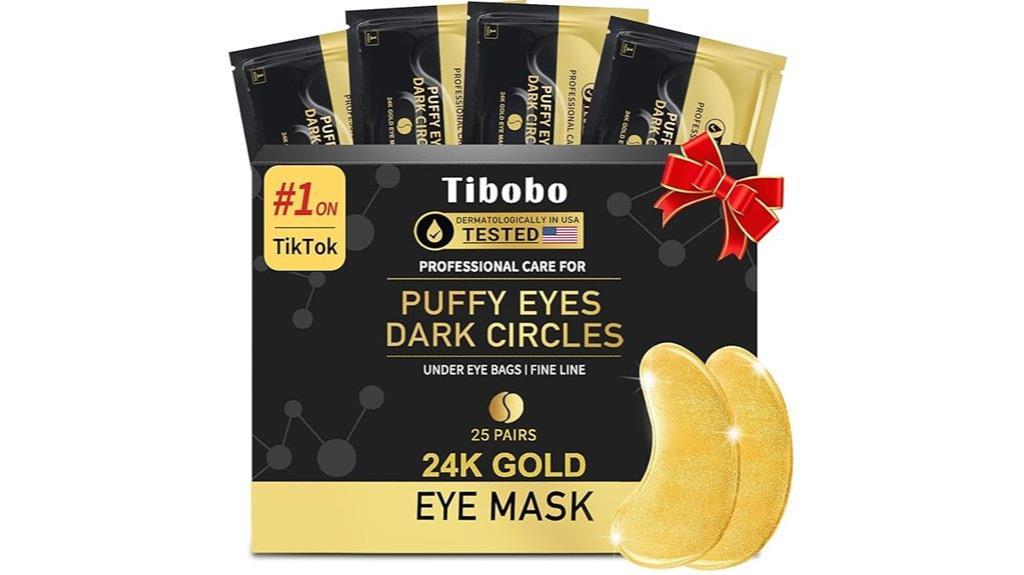 gold eye patches