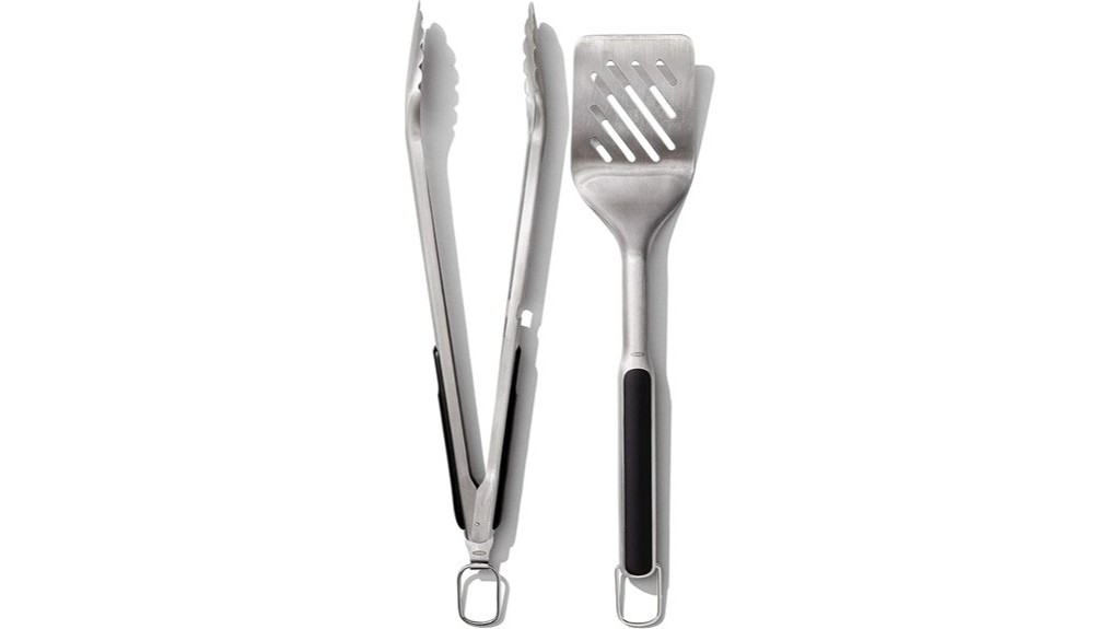gripping grilling tools versatile set