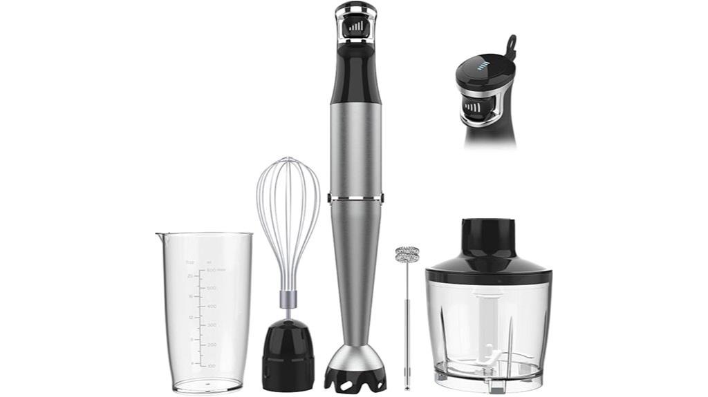 handheld corded immersion blender set