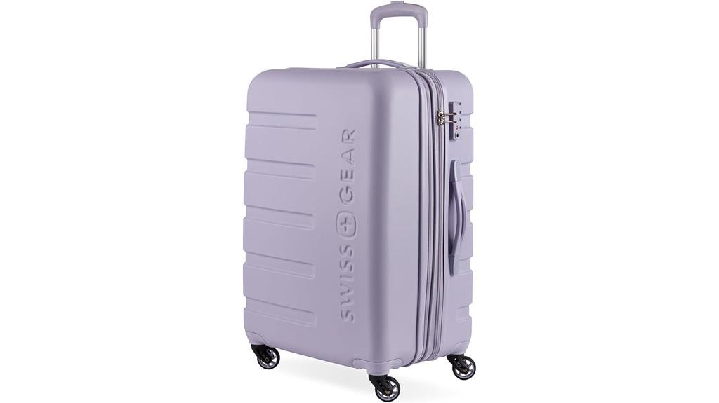 hardside expandable luggage with spinner