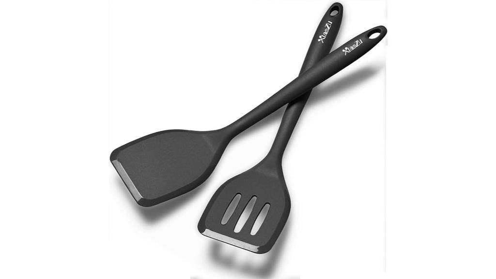 heat resistant silicone kitchen spatulas