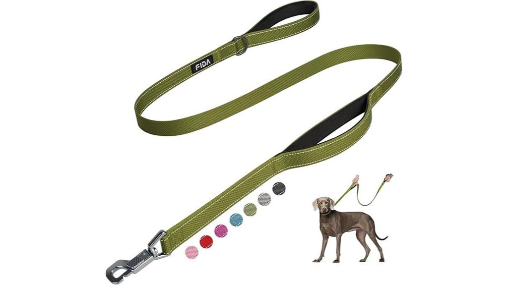 heavy duty padded dog leash