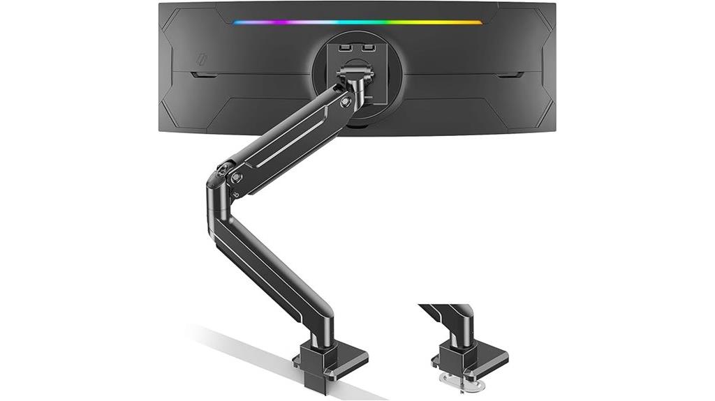 heavy duty ultrawide monitor arm
