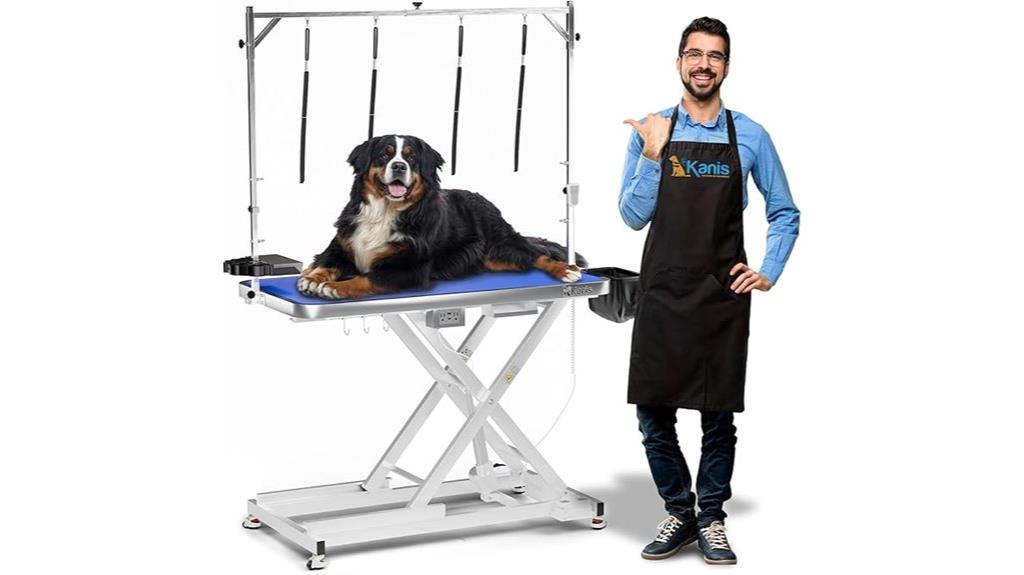 height adjustable grooming table
