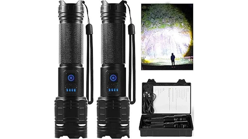 high lumen rechargeable led flashlights