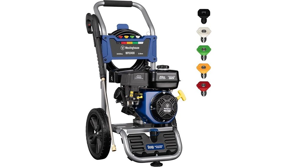 high powered gas powered pressure washer