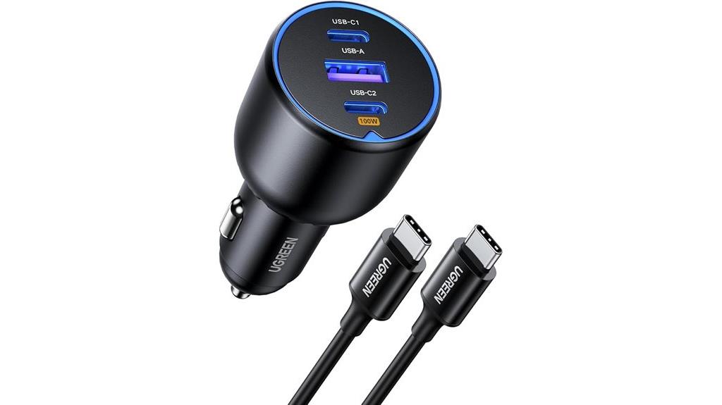 high powered usb c car charger