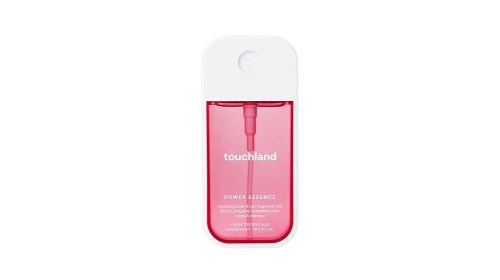 hydrating fragrant portable body mist