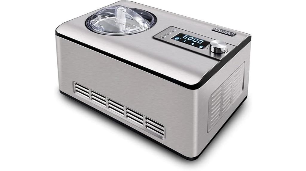 ice cream maker with compressor