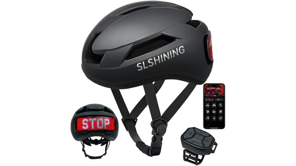 illuminated signaling rechargeable helmet