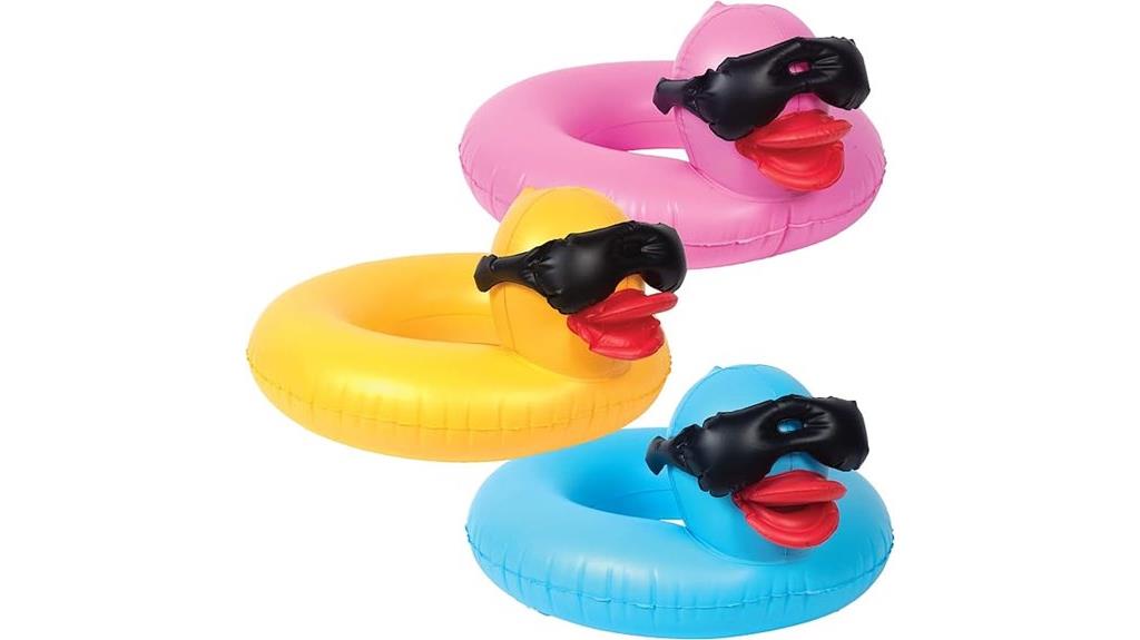 inflatable derby duck swimming floaties