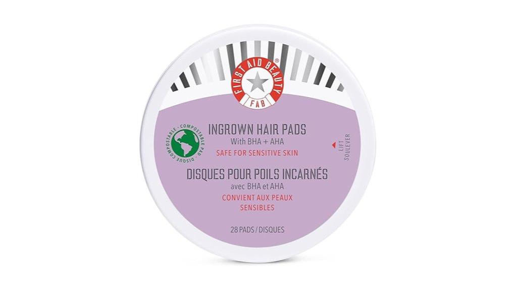 ingrown hair treatment with aha bha