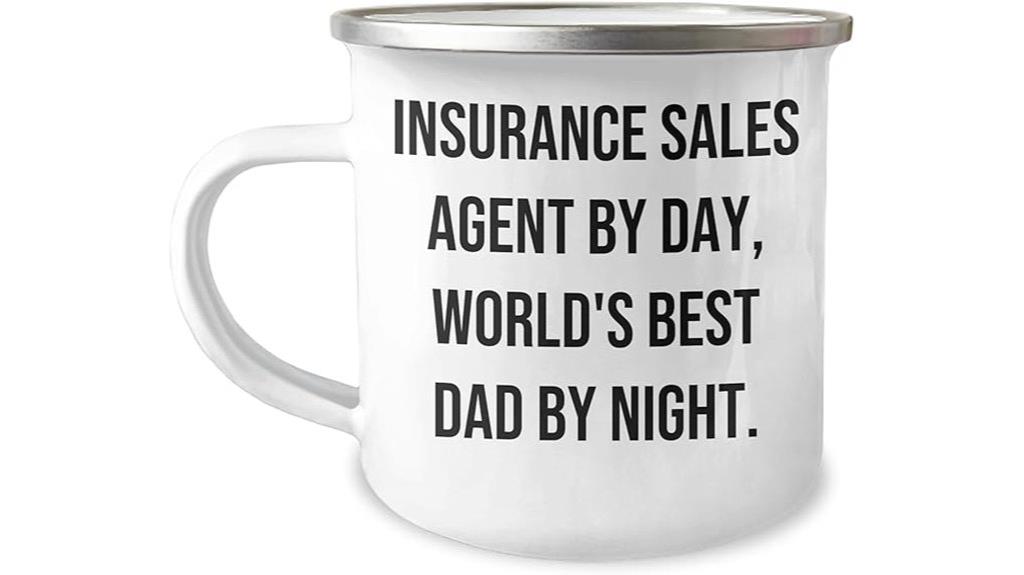 insurance agent s camping mug