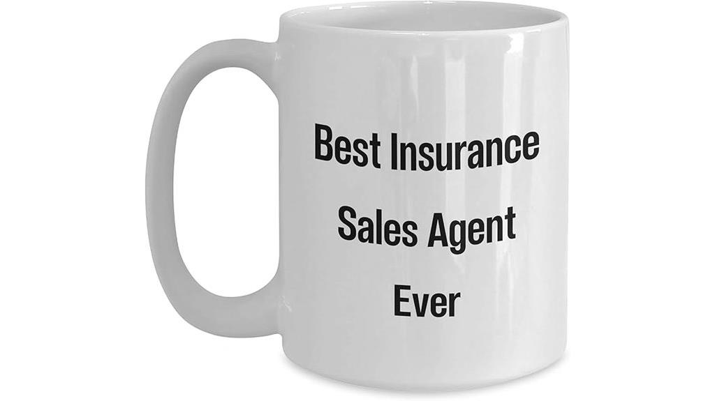 insurance sales agent s humorous mug