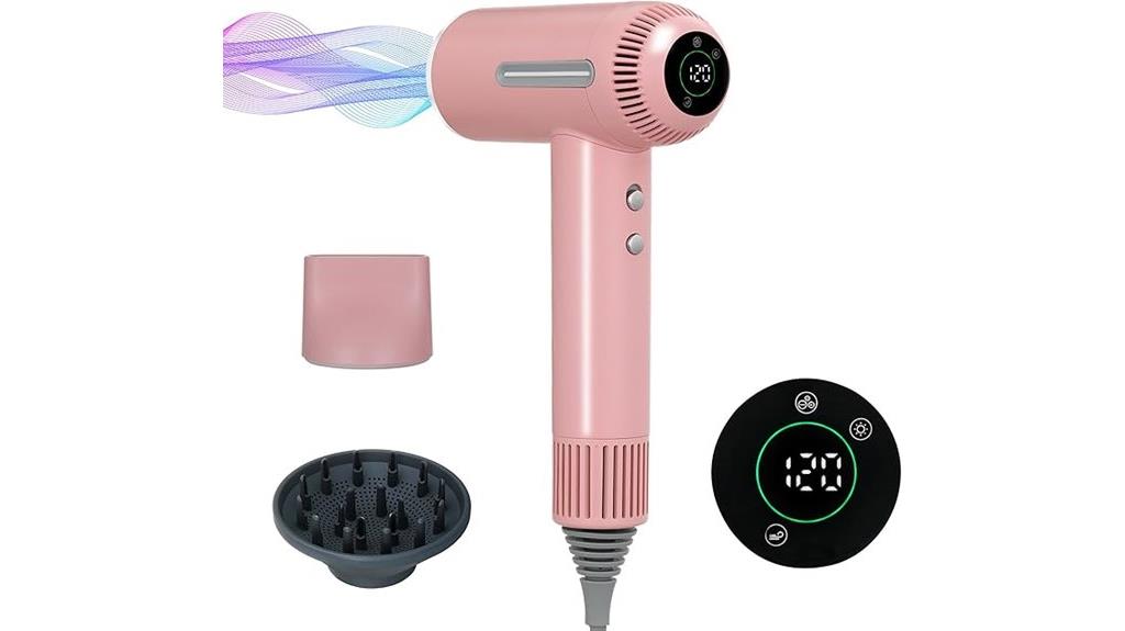 intelligent temperature control hair dryer