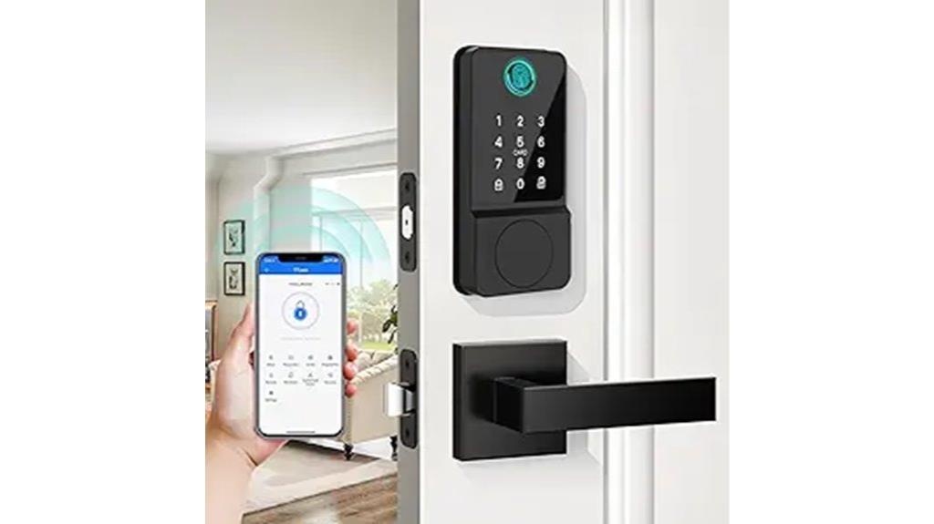 keyless fingerprint door lock