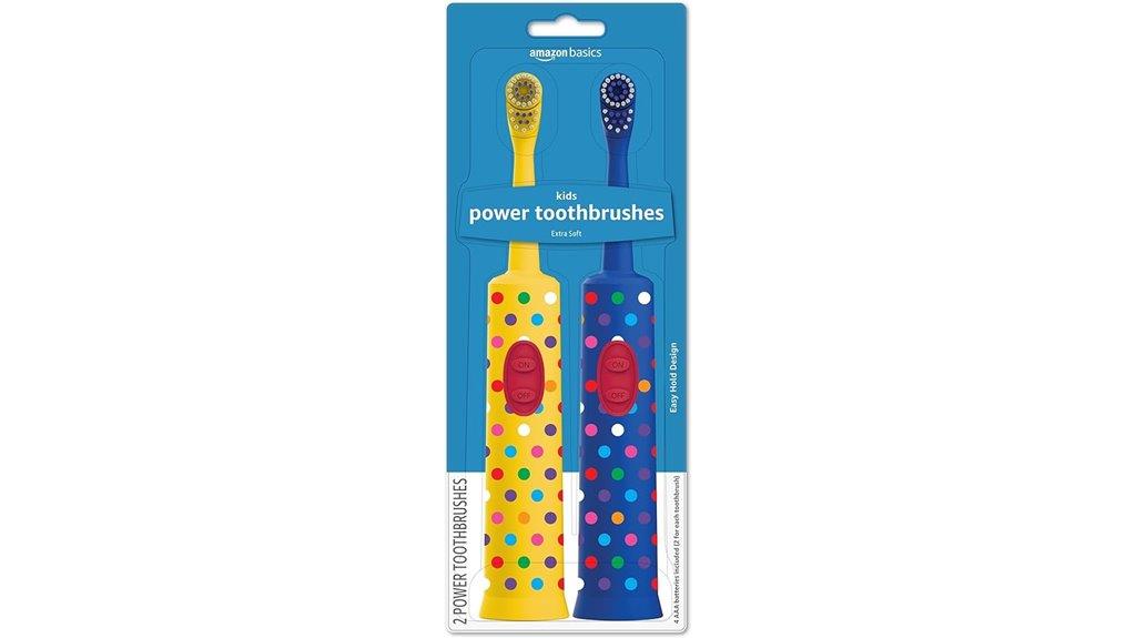 kids battery powered toothbrushes 2 count