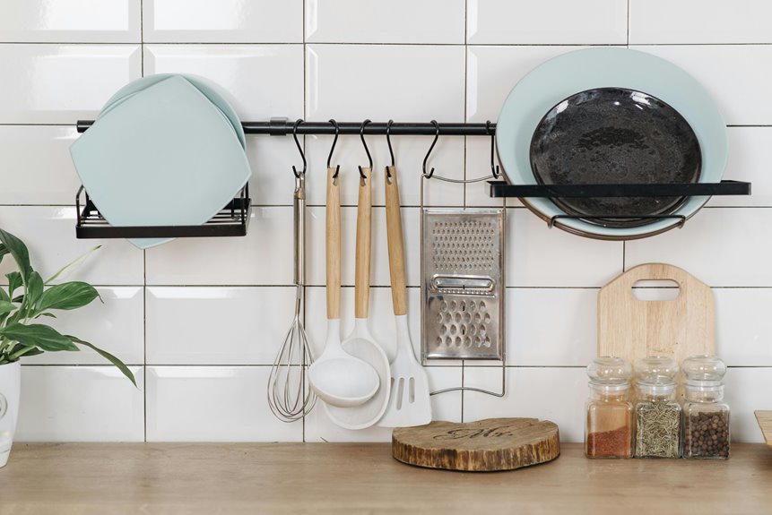 kitchen storage maximizing pot racks