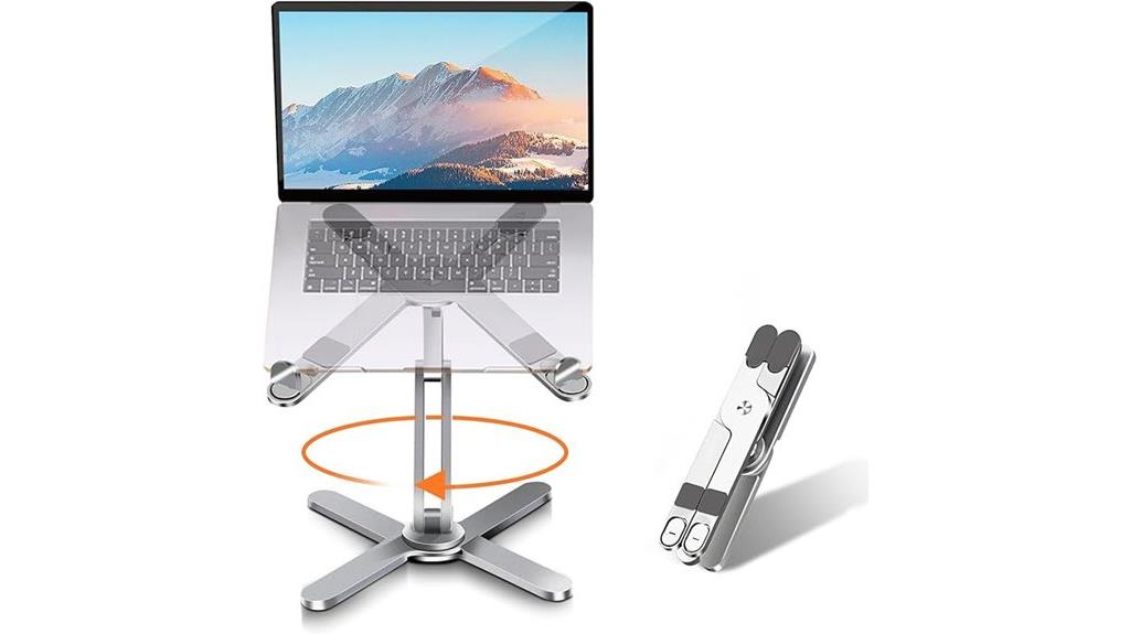 laptop stand with rotation
