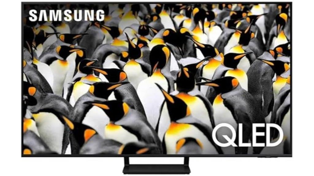 large 4k qled smart tv
