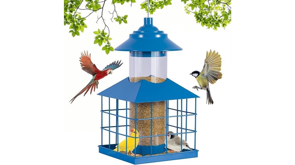 large capacity squirrel proof hanging feeder