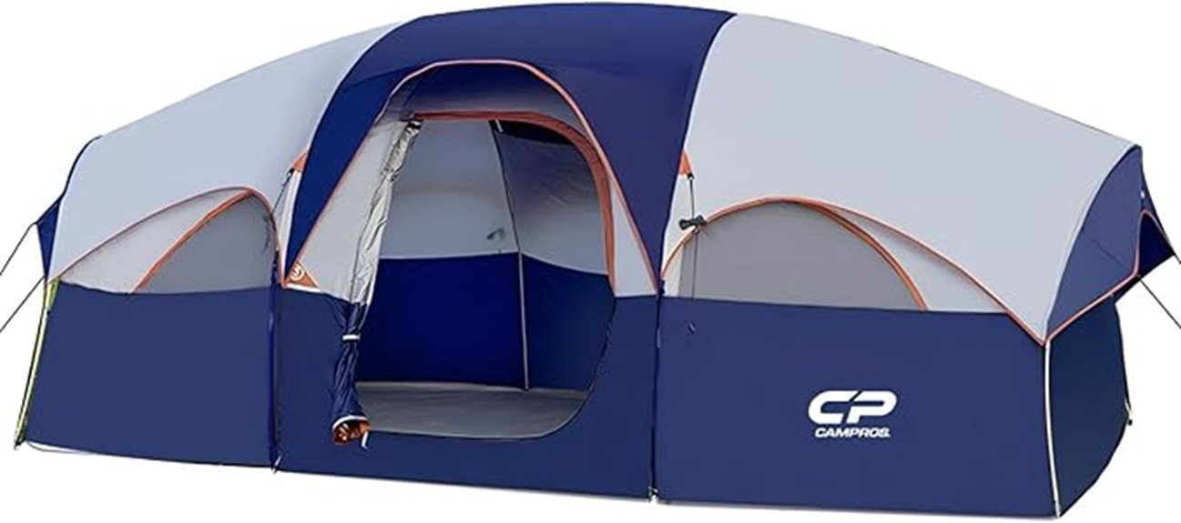 large family camping shelter