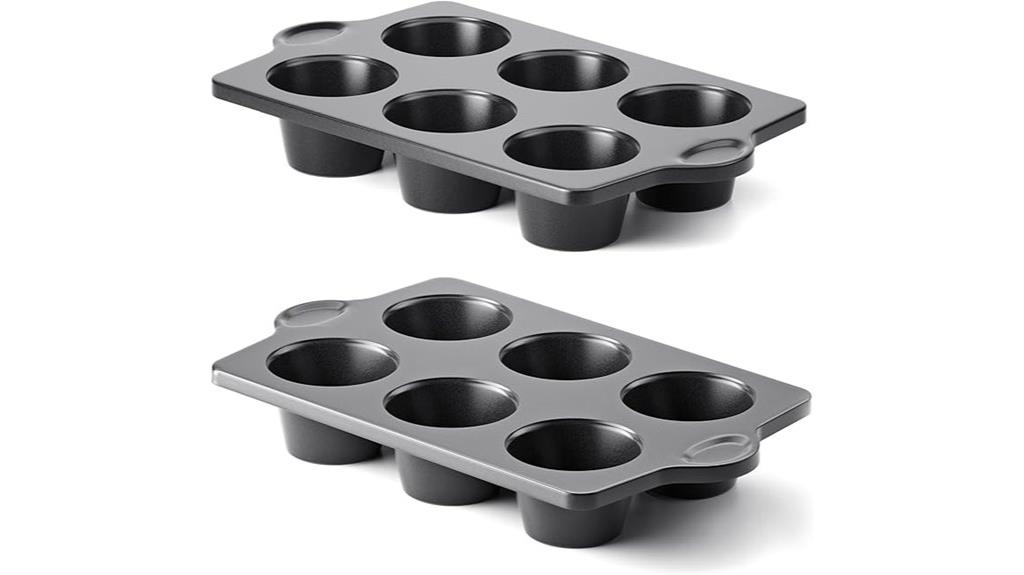 large nonstick muffin baking pans