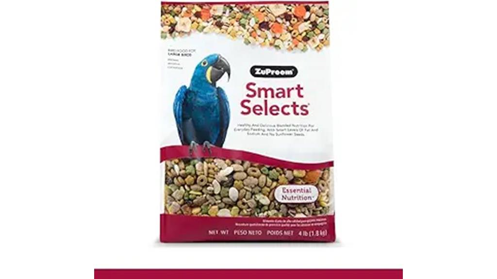 large parrot bird food