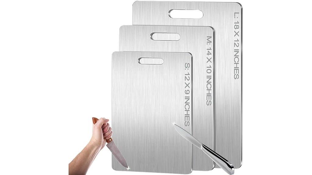 large titanium cutting board