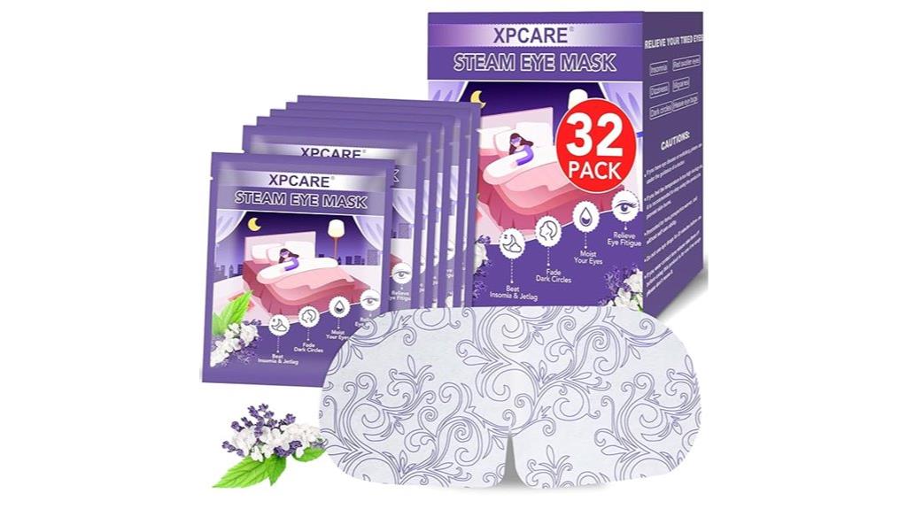 lavender scented steam eye masks