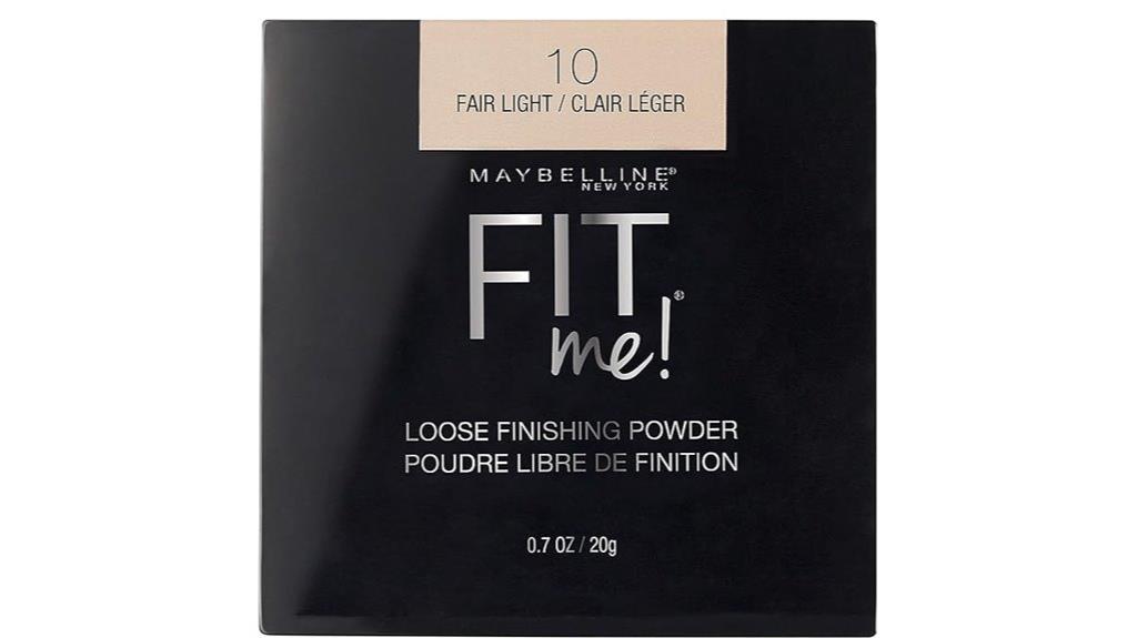 lightweight fair toned makeup setting powder