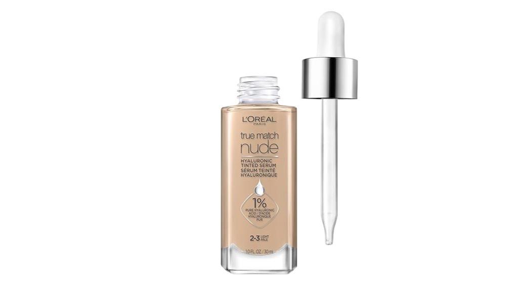 lightweight luminous hyaluronic tinted serum