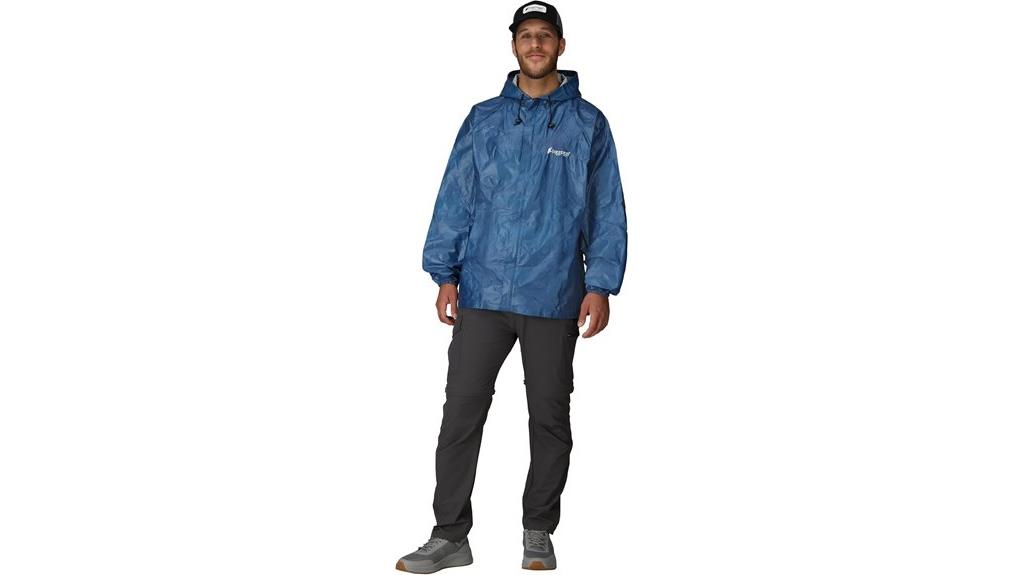 lightweight waterproof breathable rain jacket