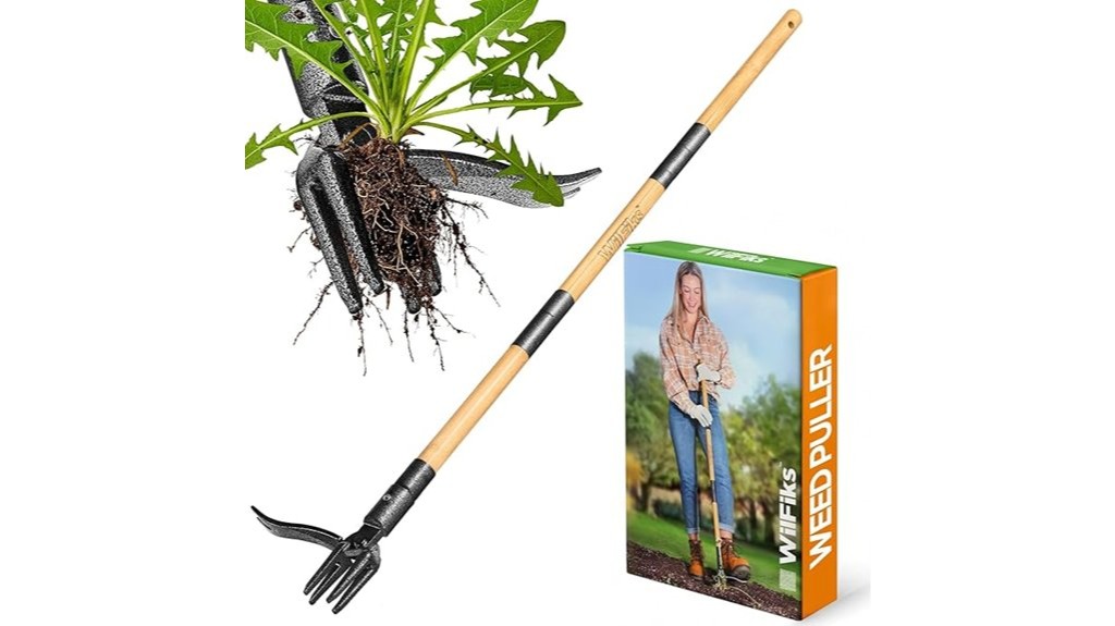 long handled weed pulling tool