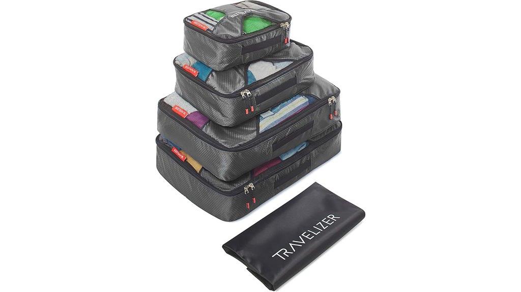 luggage organizing travel packing cubes